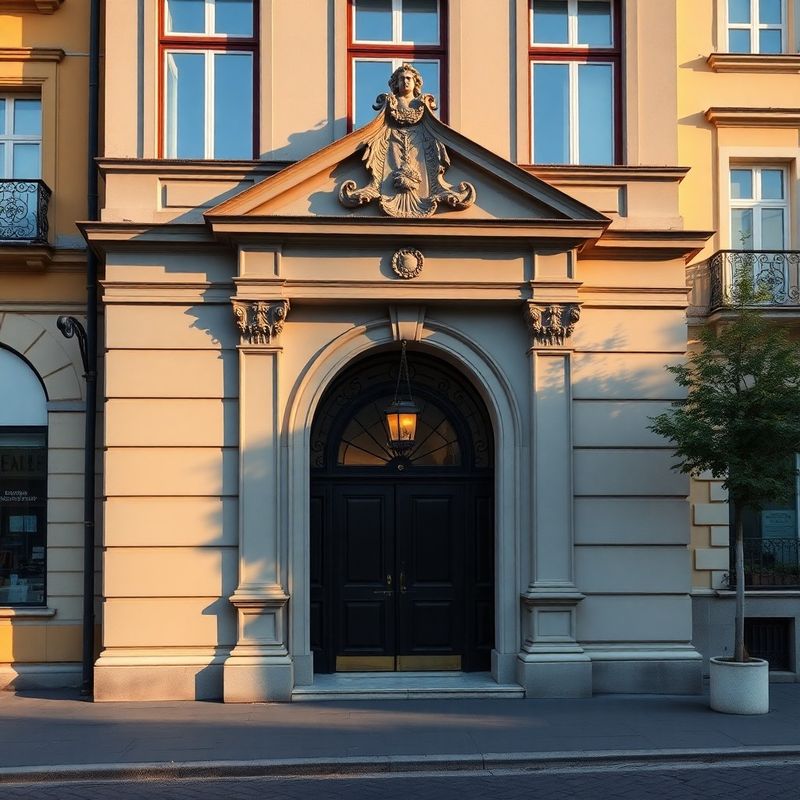 Vchod do reštaurovanej barokovej budovy v Trnave
